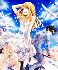 Ryota Watari And Kaori Miyazono Diamond Painting