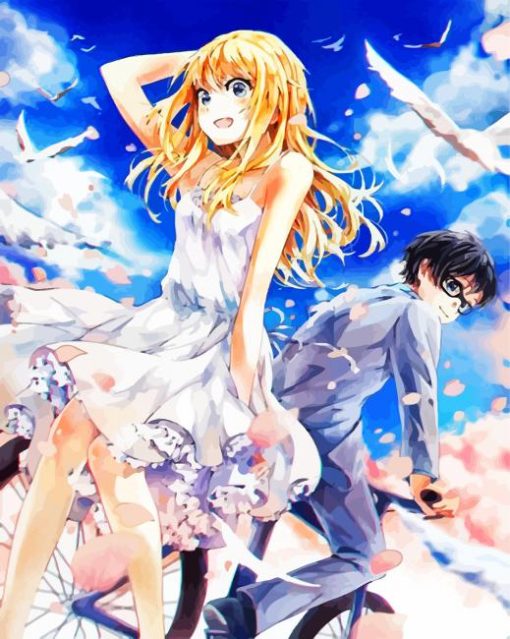 Ryota Watari And Kaori Miyazono Diamond Painting