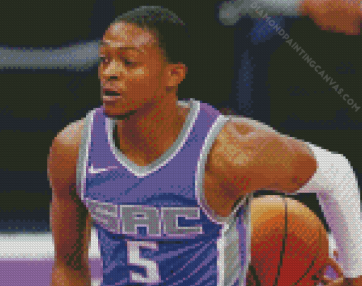 Sacramento Kings Basketball Player Diamond Painting