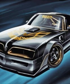 Smokey And The Bandit Trans Am Diamond Painting