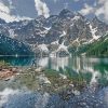 Snowy Tatras Mountains Diamond Painting