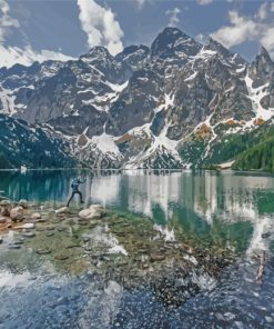 Snowy Tatras Mountains Diamond Painting