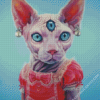 Sphinx Cat In Dress Diamond Painting