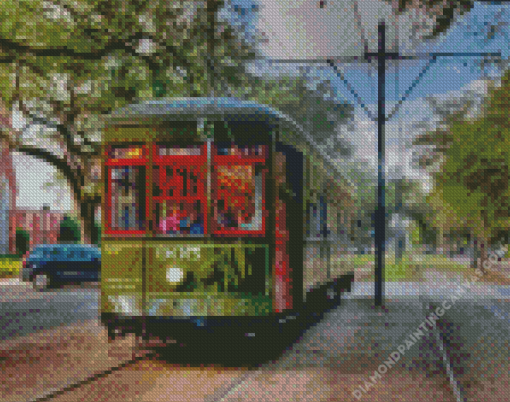 St Charles Street Car Diamond Painting