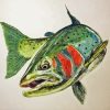 Steelhead Vintage Art Diamond Painting