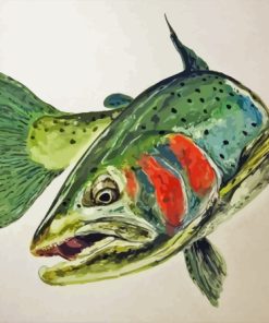 Steelhead Vintage Art Diamond Painting