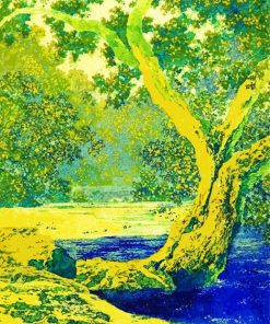 Study For Autumn Brook By Maxfield Parrish Diamond Painting