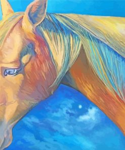 Tan Horse Art Diamond Painting