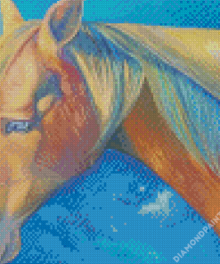 Tan Horse Art Diamond Painting