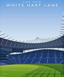 Tottenham Hotspur Stadium Poster Diamond Painting