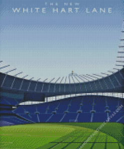 Tottenham Hotspur Stadium Poster Diamond Painting