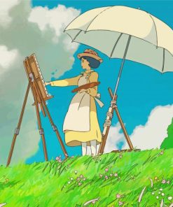 The Wind Rises Ghibli Landscape Diamond Painting