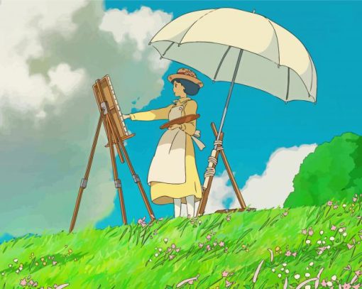 The Wind Rises Ghibli Landscape Diamond Painting