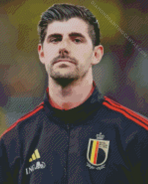 Thibaut Courtois Footballer Diamond Painting