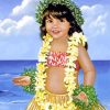 Adorable Hawaiian Girl Diamond Painting