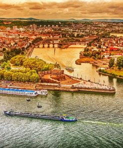 Aesthetic Rhine River Diamond Painting