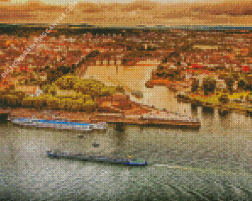 Aesthetic Rhine River Diamond Painting