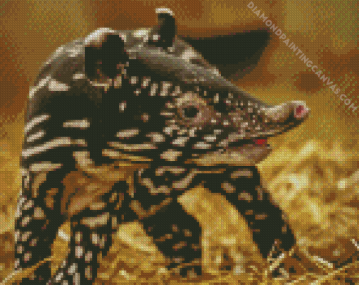 Baby Tapir Diamond Painting