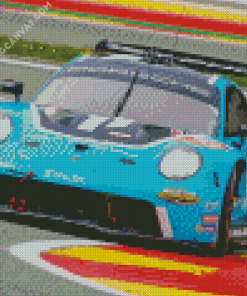 Blue Porsche Motorsport Diamond Painting