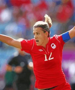 Canadian Christine Sinclair Diamond Painting