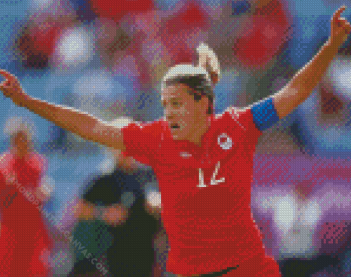 Canadian Christine Sinclair Diamond Painting