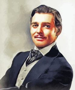 Classy Clark Gable Art Diamond Painting