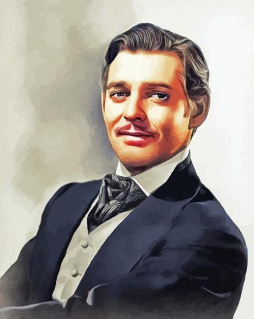 Classy Clark Gable Art Diamond Painting