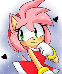 Cute Amy Rose Diamond Painting