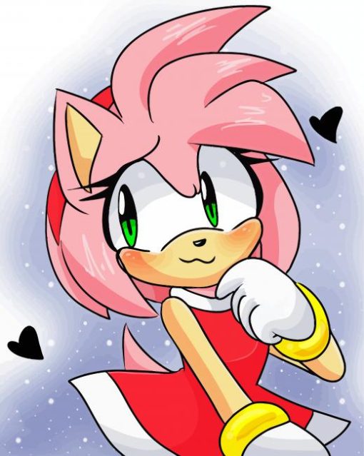 Cute Amy Rose Diamond Painting