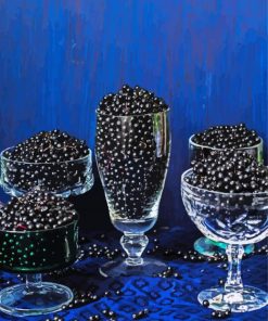 Elderberry In Glasses Diamond Painting