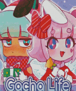 Gacha Life Game Poster Diamond Painting