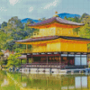 Golden Pavilion Temple Diamond Painting