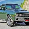 Green 1968 Amc Amx Car Diamond Painting