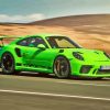 Green Porsche 911 Gt3 Rs Diamond Painting