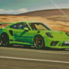 Green Porsche 911 Gt3 Rs Diamond Painting