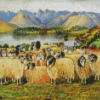 Herdwick Sheep Art Diamond Painting