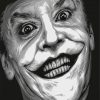 Jack Nicholson Joker Face Diamond Painting