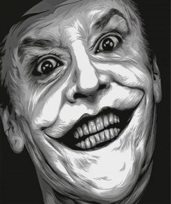 Jack Nicholson Joker Face Diamond Painting