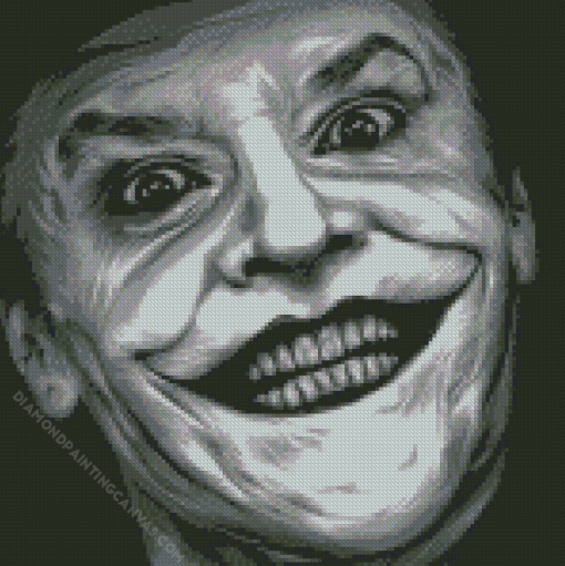 Jack Nicholson Joker Face Diamond Painting