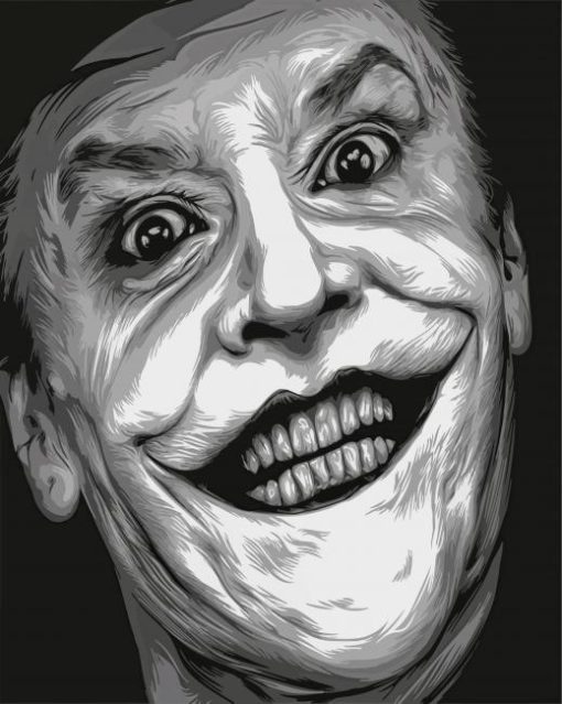 Jack Nicholson Joker Face Diamond Painting