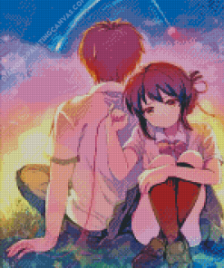 Japanese Anime Kimi No Nawa Diamond Painting