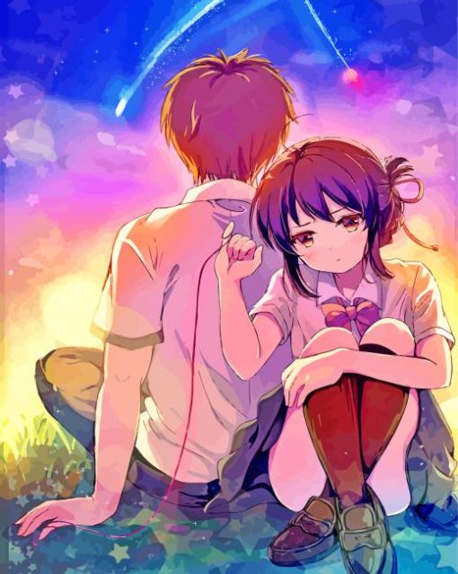 Japanese Anime Kimi No Nawa Diamond Painting