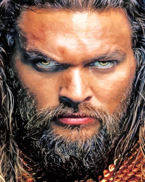 Jason Momoa Face Diamond Painting