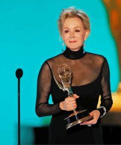 Jean Smart With Emmy Awards Diamond Painting