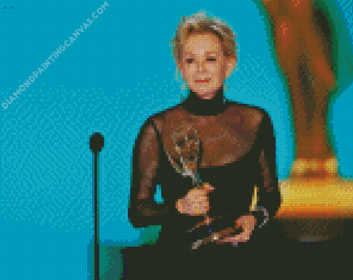 Jean Smart With Emmy Awards Diamond Painting