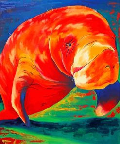 Manatee Animal Art Diamond Painting