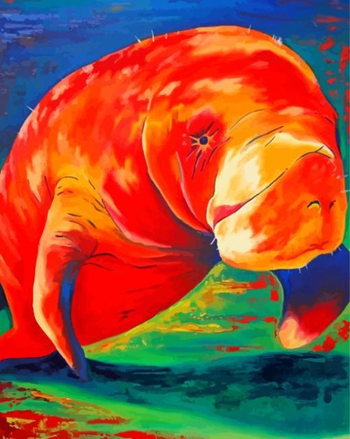 Manatee Animal Art Diamond Painting