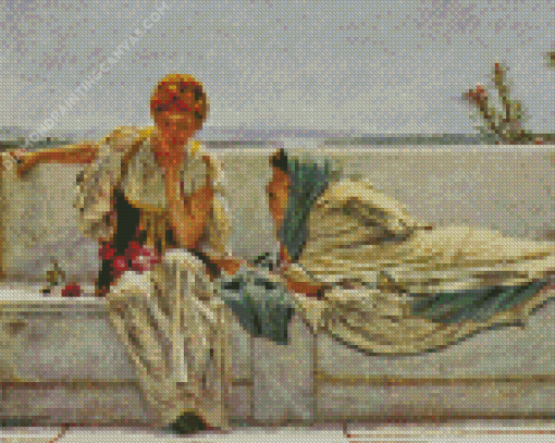 Pleasing By Lawrence Alma Tadema Diamond Painting