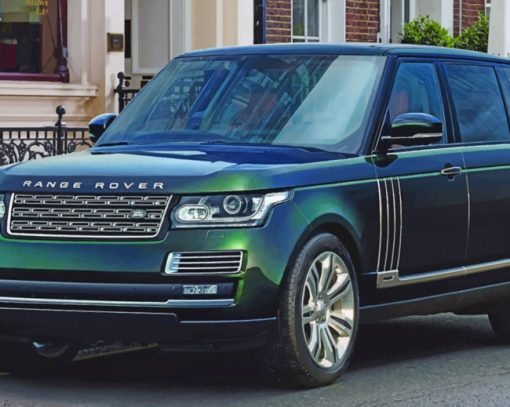 Range Rover In The Street Diamond Painting