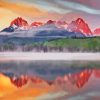 Redfish Lake Idaho Landscape Diamond Painting